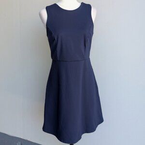 Vintage Sears Navy Blue Sleeveless Dress
